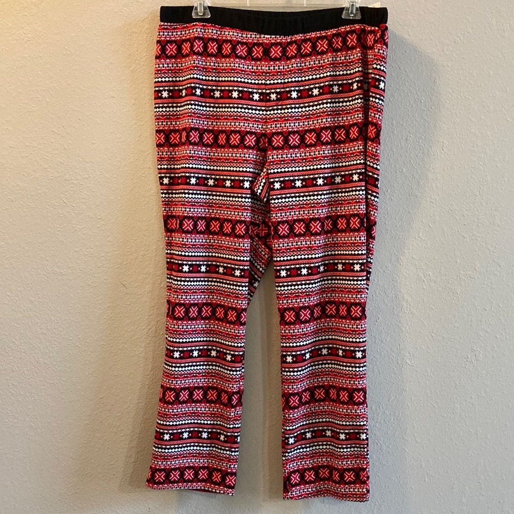 Donated: Jockey Men’s Sleep Pant in Cherry Snow Drop Fair Isle Plaid Print
